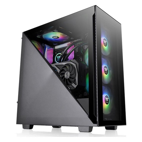

Корпус ATX Thermaltake Divider 300 TG ARGB, Midi-Tower, без БП, черный [ca-1s2-00m1wn-01], Divider 300 TG ARGB
