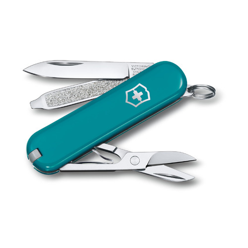 

Складной нож Victorinox Classic Mountain Lake, функций: 7, 58мм, блистер [0.6223.23b1], Classic Mountain Lake