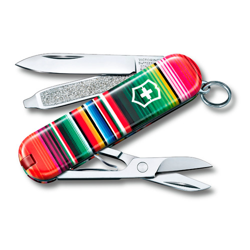 

Складной нож Victorinox Classic LE2021 Mexican Zarape, функций: 7, 58мм, коробка картонная [0.6223.l2101], Classic LE2021 Mexican Zarape