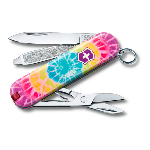 

Складной нож Victorinox Classic LE2021 Tie Dye, функций: 7, 58мм, коробка картонная [0.6223.l2103], Classic LE2021 Tie Dye