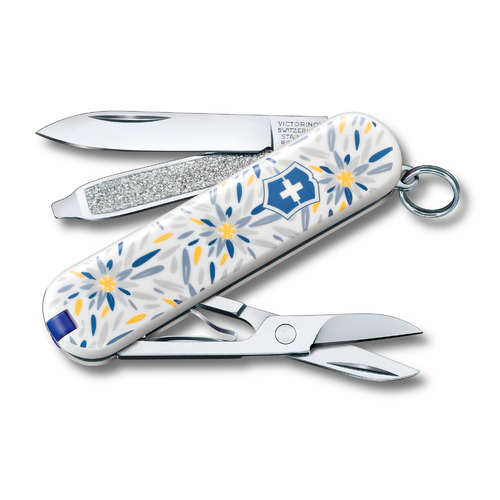 

Складной нож Victorinox Classic LE2021 Alpine Edelweiss, функций: 7, 58мм, коробка картонная [0.6223.l2109], Classic LE2021 Alpine Edelweiss