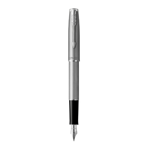 

Ручка перьев. Parker Sonnet Essential Sandblast F546 (2146873) Stainless Steel CT F сталь нержавеюща, F546