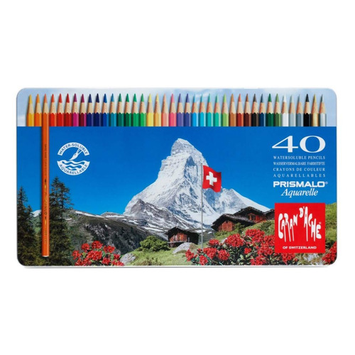 

Карандаши Carandache 999.340 999.340, шестигранный, дерево, 2.95мм, коробка металлическая, 40шт, 999.340