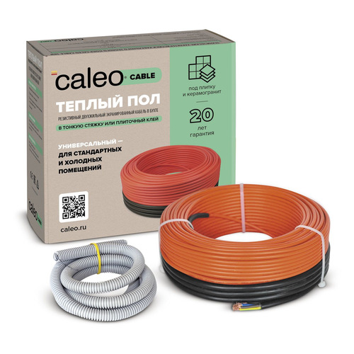 фото Кабель нагревательный caleo cable 18w-20 2.8м2 20м 360вт (ка000001727)