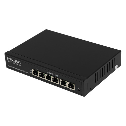 

Коммутатор Osnovo SW-20600/A(80W) 6x100Mb 4PoE+ 80W неуправляемый, SW-20600/A(80W)