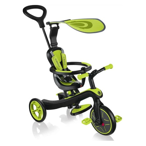 фото Трехколесный велосипед globber trike explorer, green