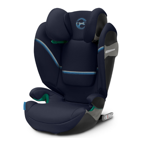 фото Автокресло детское cybex solution s i-fix navy blue, 2/3, от 3 до 12 лет, голубой