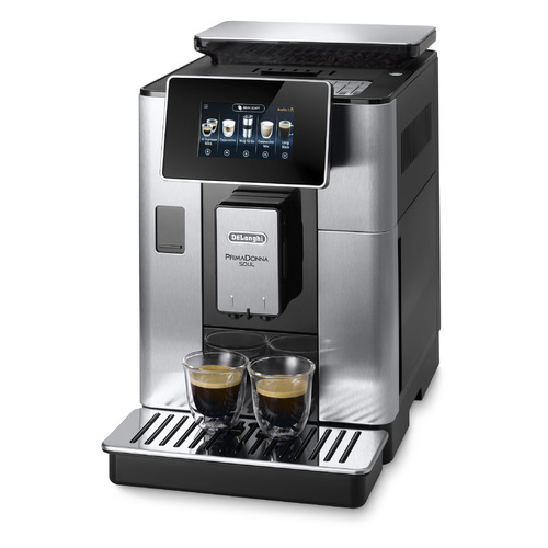 

Кофемашина DELONGHI ECAM610.75.MB, черный/серебристый, ECAM610.75.MB