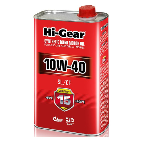 фото Моторное масло hi-gear hg1110 10w-40 1л. полусинтетическое