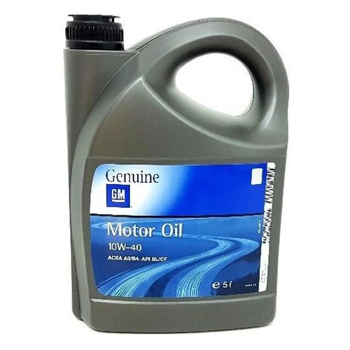 фото Моторное масло gm motor oil 10w-40 5л. полусинтетическое [93165216]