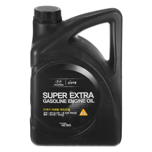 фото Моторное масло hyundai/kia super extra gasoline 5w-30 4л. полусинтетическое [05100-00410]