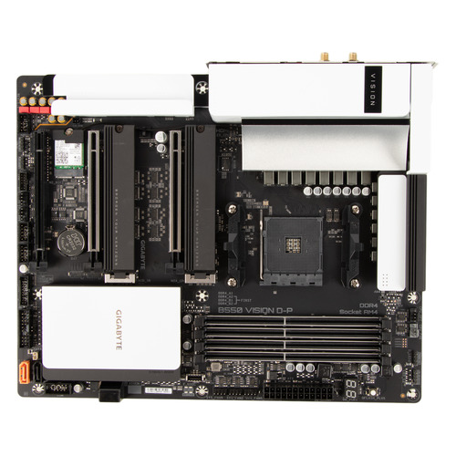 

Материнская плата GIGABYTE B550 VISION D-P, SocketAM4, AMD B550, ATX, Ret, B550 VISION D-P