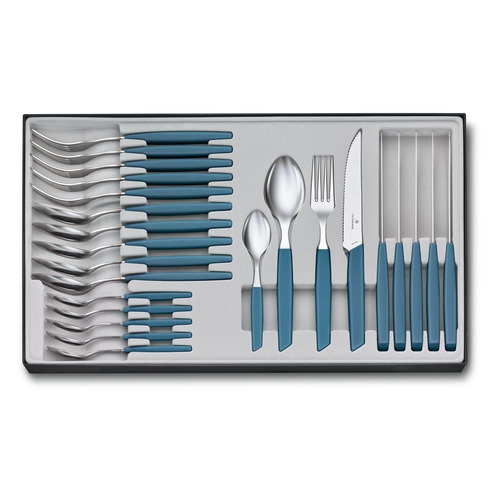 

Набор столовых приборов Victorinox Swiss Modern, сталь нержавеющая, 24шт [6.9096.12w2.24], Swiss Modern