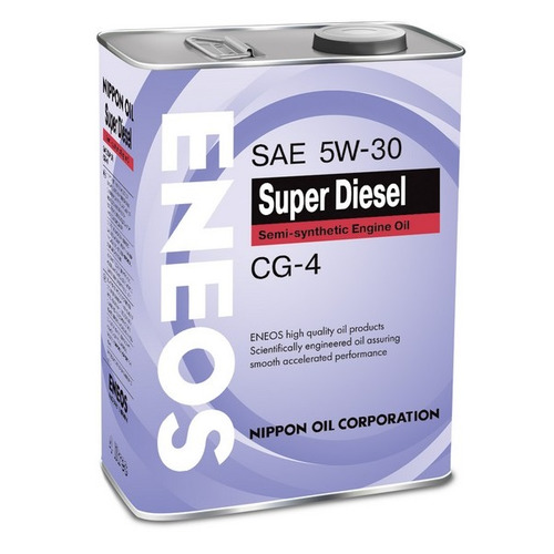 фото Моторное масло eneos super diesel 5w-30 4л. полусинтетическое [oil1333]