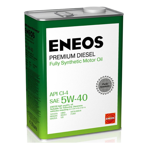 фото Моторное масло eneos premium disel 5w-40 4л. синтетическое [8809478943077]