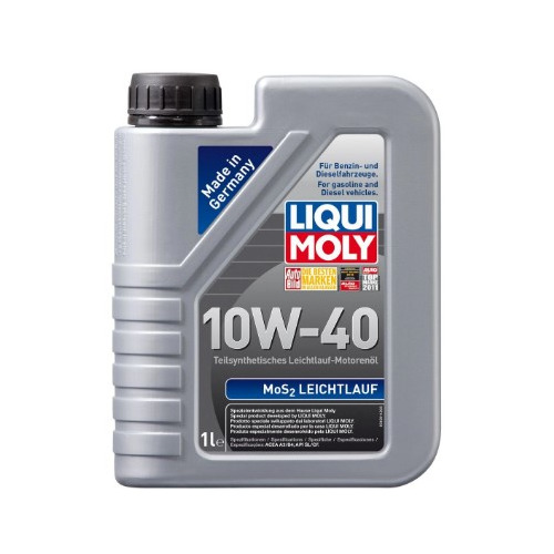 фото Моторное масло liqui moly mos2 leichtlauf 10w-40 1л. полусинтетическое [1930]