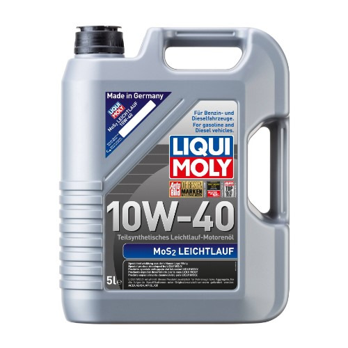 фото Моторное масло liqui moly mos2 leichtlauf 10w-40 5л. полусинтетическое [1931]