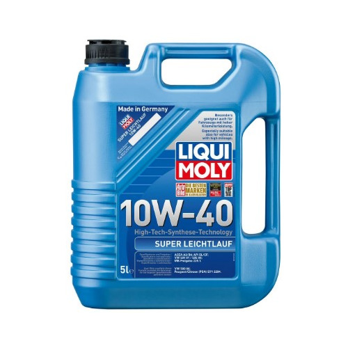 фото Моторное масло liqui moly super leichtlauf 10w-40 5л. полусинтетическое [1929]