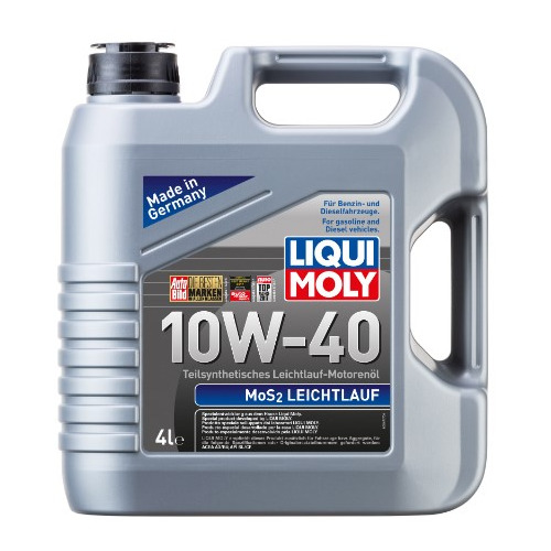 фото Моторное масло liqui moly mos2 leichtlauf 10w-40 4л. полусинтетическое [1917]