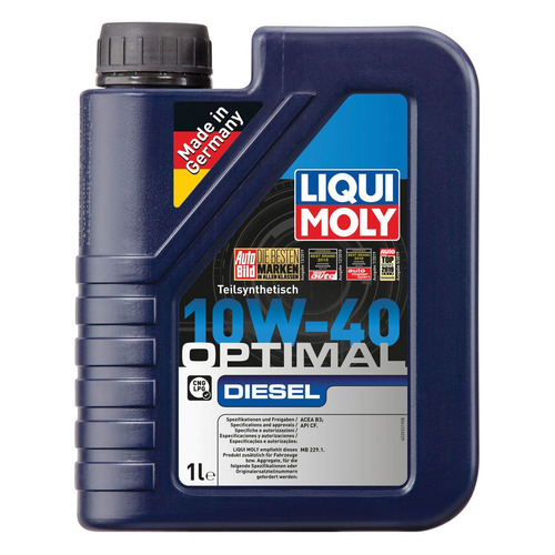 фото Моторное масло liqui moly optimal diesel 10w-40 1л. полусинтетическое [3933]