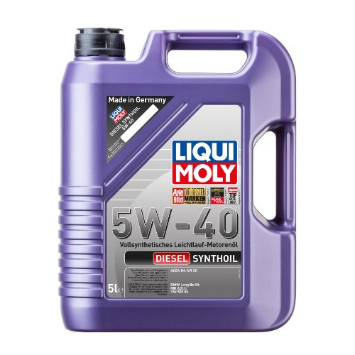 фото Моторное масло liqui moly diesel synthoil 5w-40 5л. синтетическое [1927]