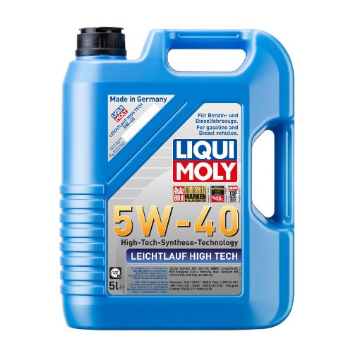 фото Моторное масло liqui moly leichtlauf high tech 5w-40 5л. синтетическое [8029]