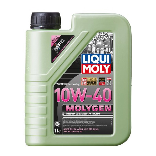 фото Моторное масло liqui moly molygen new generation 10w-40 1л. полусинтетическое [9059]