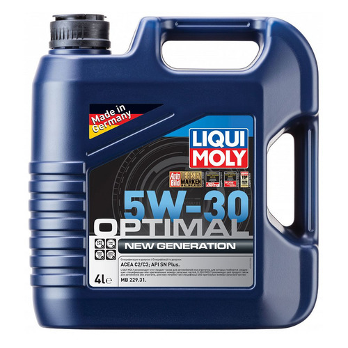 фото Моторное масло liqui moly optimal new gen 5w-30 4л. синтетическое [39031]