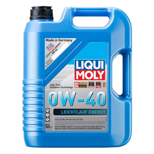 фото Моторное масло liqui moly leichtlauf energy 0w-40 5л. синтетическое [39036]