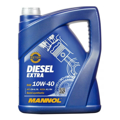 фото Моторное масло mannol diesel extra 10w-40 5л. полусинтетическое [1106]