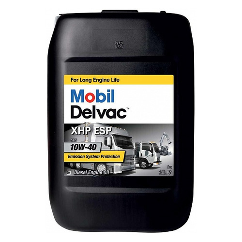 фото Моторное масло mobil delvac xhp esp 10w-40 20л. синтетическое [153121]