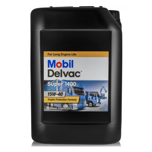 фото Моторное масло mobil delvac super 1400 15w-40 20л. минеральное [155432]