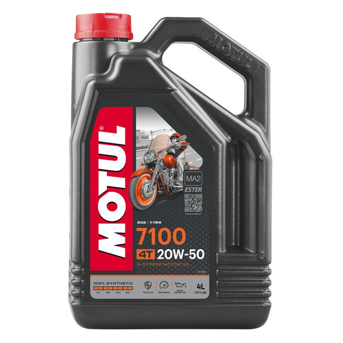 фото Моторное масло motul 7100 4t 20w-50 4л. синтетическое [104104]