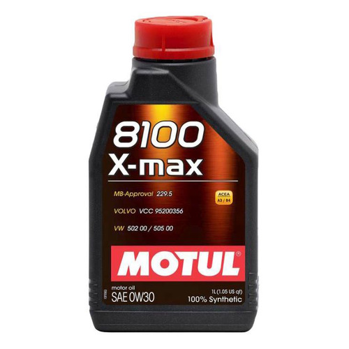 фото Моторное масло motul 8100 x-max 0w-30 1л. синтетическое [106569]