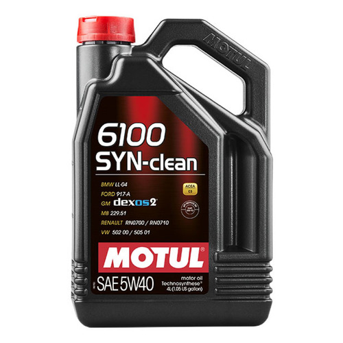 фото Моторное масло motul syn-clean 5w-40 4л. синтетическое [107942]