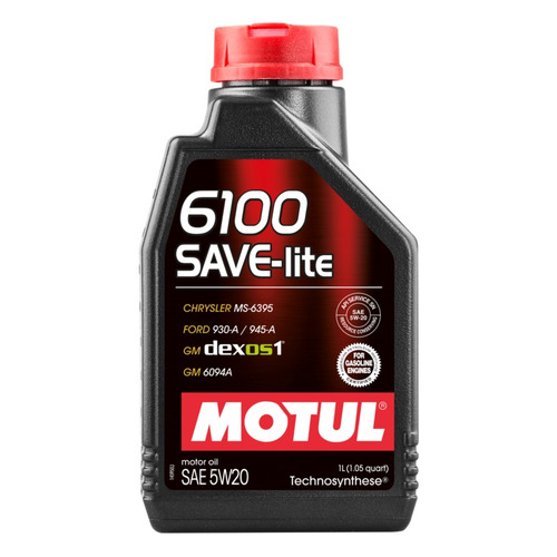 фото Моторное масло motul 6100 save-lite 5w-20 1л. синтетическое [108009]