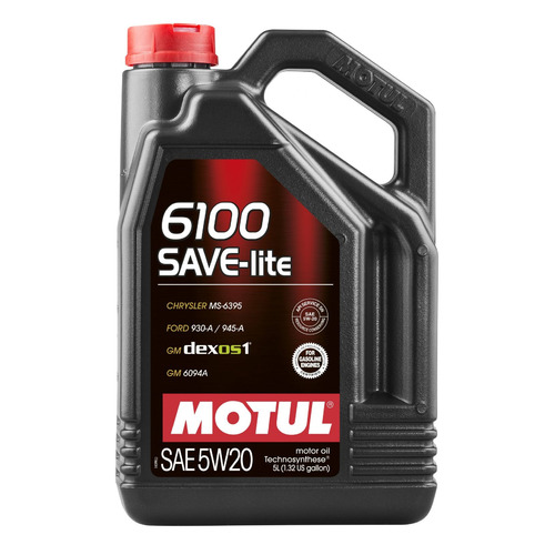 фото Моторное масло motul 6100 save-lite 5w-20 4л. синтетическое [108030]