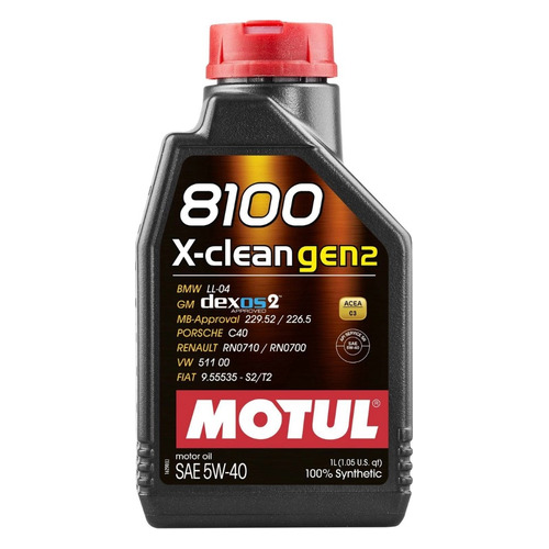 фото Моторное масло motul 8100 x-clean gen2 5w-40 1л. синтетическое [109761]