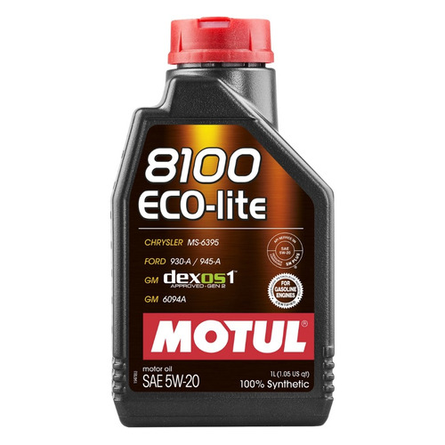 фото Моторное масло motul 8100 eco-lite 5w-20 1л. синтетическое [109102]