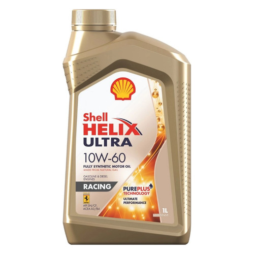 фото Моторное масло shell helix ultra racing 10w-60 1л. синтетическое [550046411]