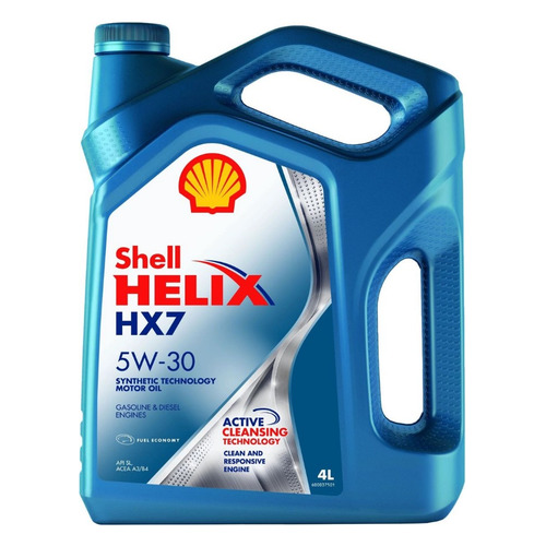 фото Моторное масло shell helix hx7 5w-30 4л. полусинтетическое [550046351]