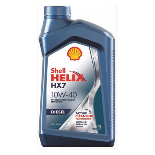 фото Моторное масло shell helix diesel hx7 10w-40 1л. полусинтетическое [550046357]