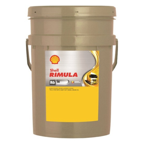 фото Моторное масло shell rimula r6 m 10w-40 20л. синтетическое [550046753]