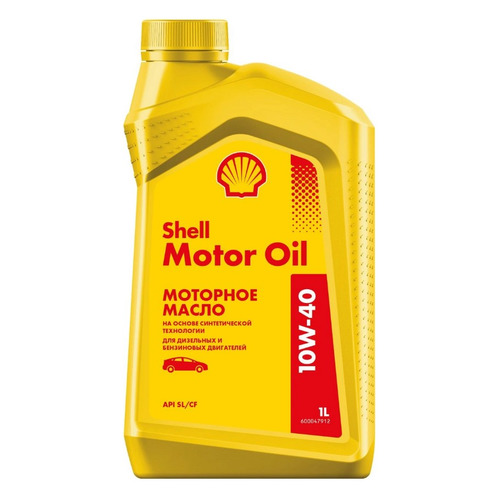 фото Моторное масло shell motor oil 10w-40 1л. полусинтетическое [550051069]