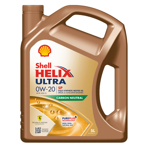 фото Моторное масло shell helix ultra 0w-20 5л. синтетическое [550052652]