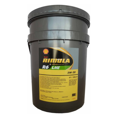 

Моторное масло SHELL Rimula R6 LME 5W-30 20л. синтетическое [550057736], Rimula R6 LME