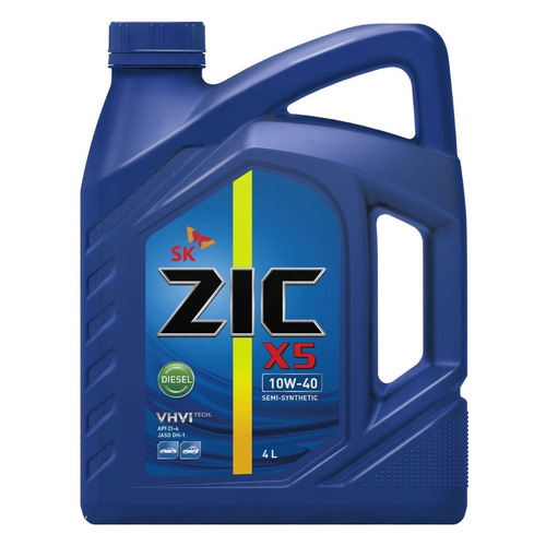 фото Моторное масло zic x5 diesel 10w-40 4л. полусинтетическое [162660]