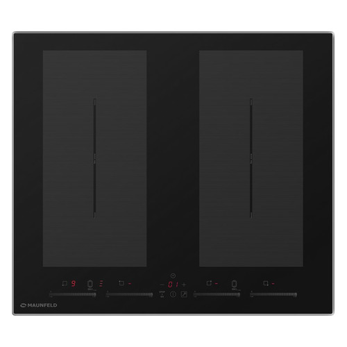 фото Индукционная варочная панель maunfeld evsi594fl2sbk, индукционная, независимая, черный