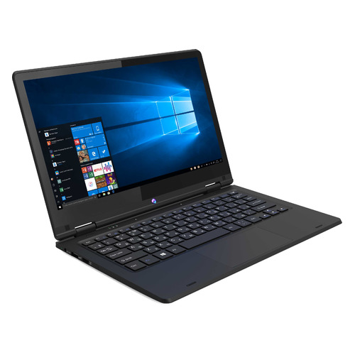 фото Ноутбук-трансформер irbis nb nb121 yoga, 11.6", ips, intel celeron n4020 1.1ггц, 4гб, 64гб emmc, intel hd graphics 600, windows 10, nb121, черный