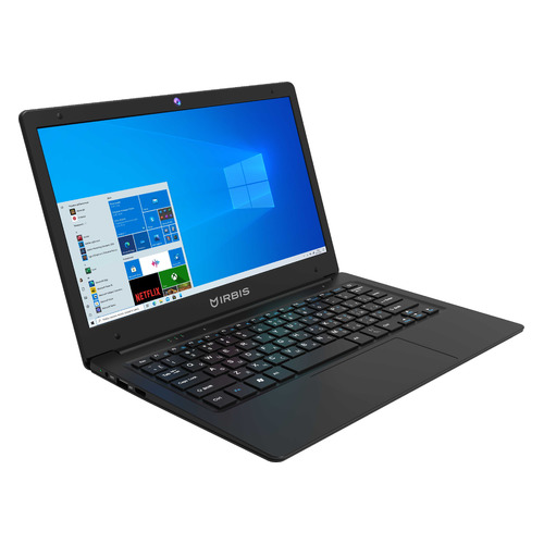 фото Ноутбук irbis nb nb104, 11.6", ips, intel celeron n4020 1.1ггц, 4гб, 64гб emmc, intel hd graphics 600, windows 10 professional, nb104, черный